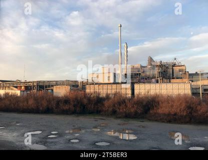 birds eye frozen food  processing plant lowestoft suffolk england Stock Photo