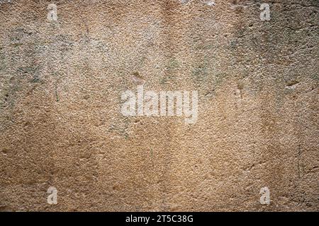 Texture of an ancient stone slab on the wall of the Cave of the Patriarchs in Hebron Stock Photo