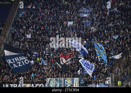 Bologna, Italy. 03rd Nov, 2023. SS Lazio supporters during Bologna FC vs SS Lazio, Italian soccer Serie A match in Bologna, Italy, November 03 2023 Credit: Independent Photo Agency/Alamy Live News Stock Photo
