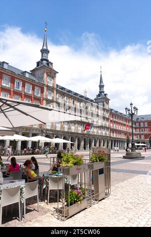 Casa de la Panadería, Plaza Mayor de Madrid, Centro, Madrid, Kingdom of Spain Stock Photo