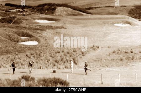 The Witches' Bowster, 5th hole of Queen's Course, Gleneagles Golf Course, early 1900s Stock Photo