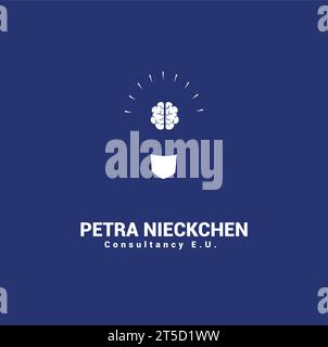 Excellence in Science Communication Logo Design Stock Vector