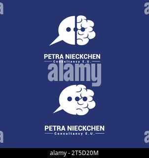 Research and Communication Agency Logo Design | Science Institution Logo Design Stock Vector