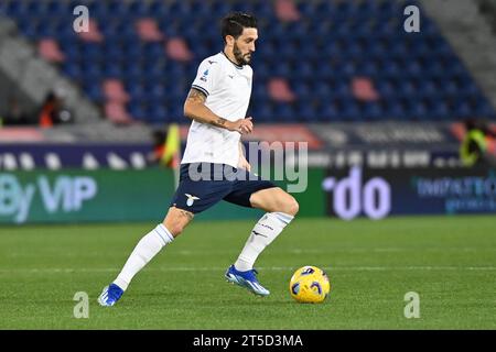 Bologna, Italy. 03rd Nov, 2023. Luis Alberto (SS Lazio) in action during Bologna FC vs SS Lazio, Italian soccer Serie A match in Bologna, Italy, November 03 2023 Credit: Independent Photo Agency/Alamy Live News Stock Photo