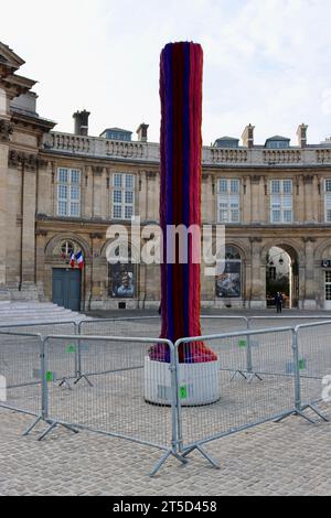 Inatitute de France building on Quei de Conti in Paris, France Stock Photo