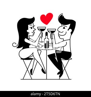 People watching for shooting stars in night sky and making wishes. Concept of impossible big dreams, opportunities and aspiration to future. Flat vect Stock Vector