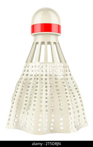 Badminton shuttlecock, 3D rendering isolated on white background Stock ...