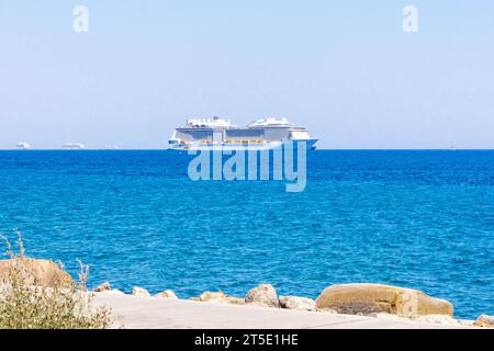 Cyprus is a beautiful island in the eastern Mediterranean for summer holidays, with excellent beaches!! Cyprus Island, 07-10-2021 Stock Photo