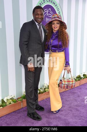 Arcadia, USA. 04th Nov, 2023. Avery Johnson arriving to the The Breeders' Cup World Championships 2023 at Santa Anita Park on November 04, 2023 in Arcadia, CA. © Lisa OConnor/AFF-USA.com Credit: AFF/Alamy Live News Stock Photo