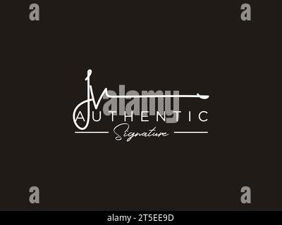 JV Signature Logo Template Stock Vector Image & Art - Alamy