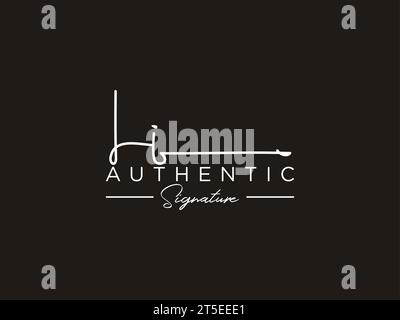 LI Signature Logo Template Vector. Stock Vector