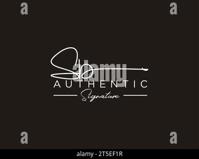 SB Signature Logo Template Vector. Stock Vector