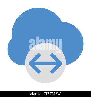 cloud database icon Stock Vector