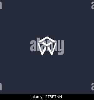 VV initial hexagon logo design inspiration Stock Vector