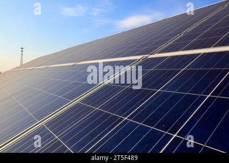 Monocrystalline silicon photovoltaic solar cell panel Stock Photo - Alamy