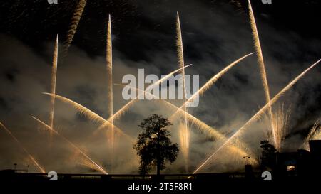 spectable de feu d'artifice 2024 Stock Photo