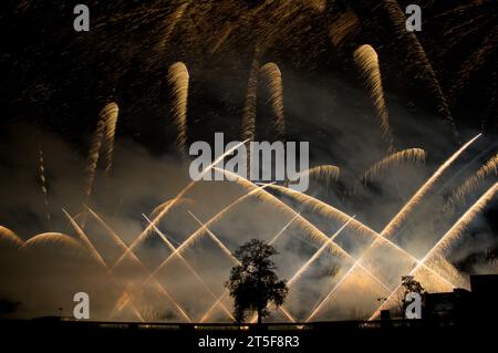 spectable de feu d'artifice 2024 Stock Photo