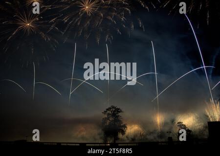 spectable de feu d'artifice 2024 Stock Photo