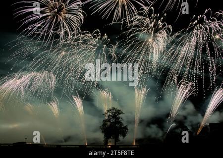 spectable de feu d'artifice 2024 Stock Photo