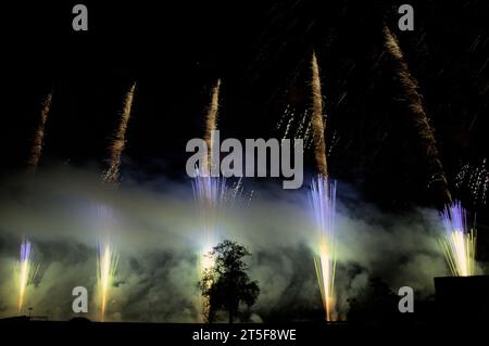 spectable de feu d'artifice 2024 Stock Photo