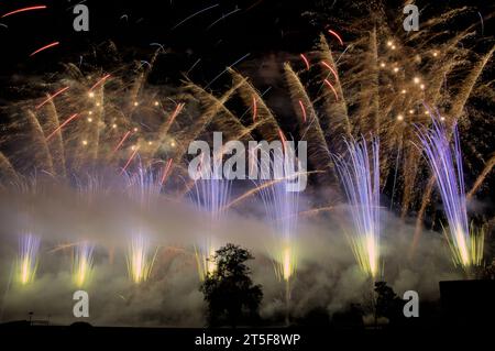 spectable de feu d'artifice 2024 Stock Photo