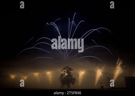 spectable de feu d'artifice 2024 Stock Photo