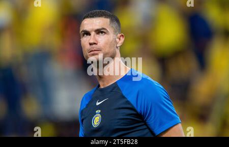 Riyadh, Saudi Arabia. 04th Nov, 2023. Cristiano Ronaldo of Al-Nassr FC during their Match Day 12 of the SAFF Roshn Saudi Pro League 2023-24 between Al-Nassr FC and Al-Khaleej FC at Al-Awwal Park on November 4, 2023 in Riyadh, Saudi Arabia. Photo by Victor Fraile / Power Sport Images Credit: Power Sport Images Ltd/Alamy Live News Stock Photo