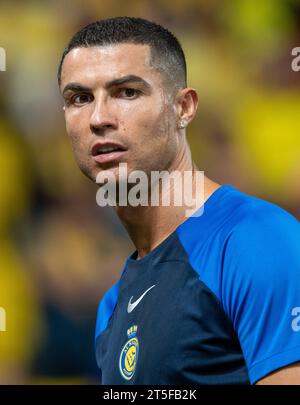 Riyadh, Saudi Arabia. 04th Nov, 2023. Cristiano Ronaldo of Al-Nassr FC during their Match Day 12 of the SAFF Roshn Saudi Pro League 2023-24 between Al-Nassr FC and Al-Khaleej FC at Al-Awwal Park on November 4, 2023 in Riyadh, Saudi Arabia. Photo by Victor Fraile / Power Sport Images Credit: Power Sport Images Ltd/Alamy Live News Stock Photo