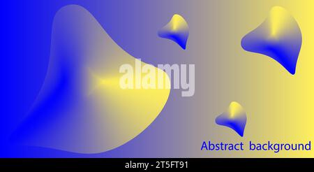 Abstract colorful gradient long banner, header. Vector minimal  background with copy space for text Stock Vector