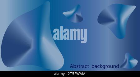 Abstract colorful gradient long banner, header. Vector minimal  background with copy space for text Stock Vector
