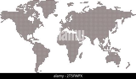 World continents background in free vector Stock Vector