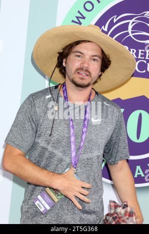 LOS ANGELES - NOV 4:  Emile Hirsch at the 2023 Breeders' Cup World Championships at Santa Anita Park on November 4, 2023 in Arcadia, CA Stock Photo