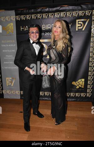 Rome, Italy. 04th Nov, 2023. Rome, Il Tartarughino Restaurant, Entrepreneur Fabio Palazzi's Birthday Party, In the photo: Credit: Independent Photo Agency/Alamy Live News Stock Photo