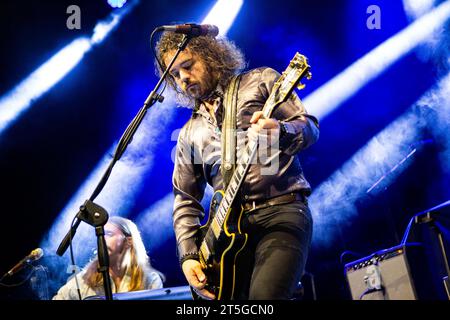 The Sheepdogs live @ Fabrique, Milan. Pics by Davide Merli Stock Photo