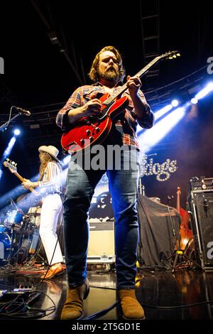 The Sheepdogs live @ Fabrique, Milan. Pics by Davide Merli Stock Photo