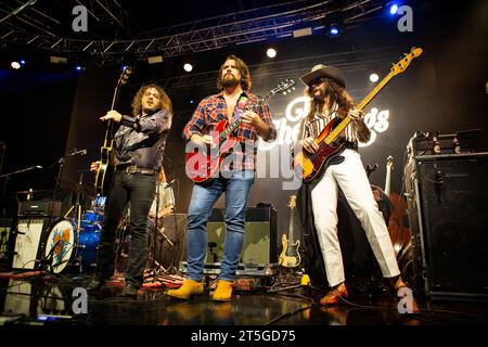 The Sheepdogs live @ Fabrique, Milan. Pics by Davide Merli Stock Photo