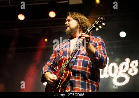 The Sheepdogs live @ Fabrique, Milan. Pics by Davide Merli Stock Photo