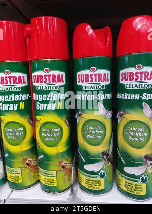insect spray by Substral in a garden market Stock Photo