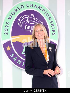 Arcadia, USA. 04th Nov, 2023. LOS ANGELES - NOV 4: Bo Derek at the 2023 Breeders' Cup World Championships at Santa Anita Park on November 4, 2023 in Arcadia, CA (Photo by Katrina Jordan/Sipa USA) Credit: Sipa USA/Alamy Live News Stock Photo