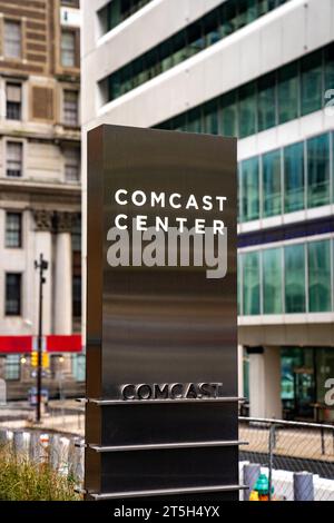 Philadelphia, PA – US – Oct 14, 2023 Exterior view of the historic ...