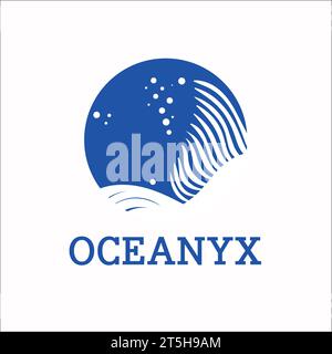 Logo Design for a Company of  High- End Aquarium Products, Including Large Scale Aquarium Life Support and Control Systems with research Facilities Stock Vector