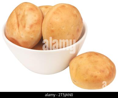 Small round vanilla bread very popular in Denmark Stock Photo