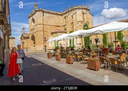 The historic medieval Cathedral of Santa María in the Spanish city of Ciudad Rodrigo North Western  Spain Stock Photo