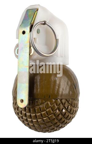 hand grenade RGO isolated on white background Stock Photo - Alamy