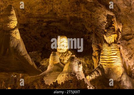 Carlsbad Caverns National Park in USA, New Mexico Stock Photo