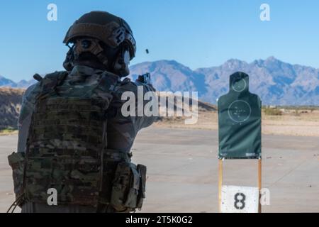 Rescue Defenders assigned to the 943d Security Forces Squadron perform ...