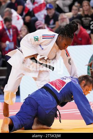 Clarisse Agbegnenou during European Judo Championships Seniors on November 4, 2023 in Sud de France Arena Montpellier, France Credit: SCS/Soenar Chamid/AFLO/Alamy Live News Stock Photo