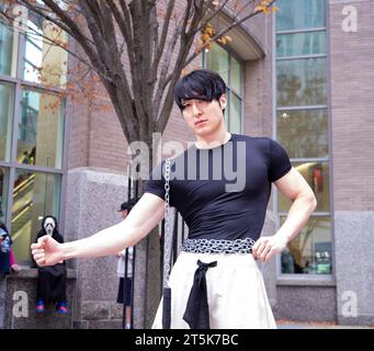Five Nights at Freddy's cosplay at Comic Con London Stock Photo - Alamy