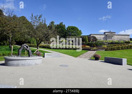 View of the Parliament building on the Stormont Estate Stock Photo