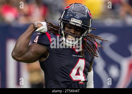 Houston Texans Cornerback Tavierre Thomas (4) Runs Out During Player ...